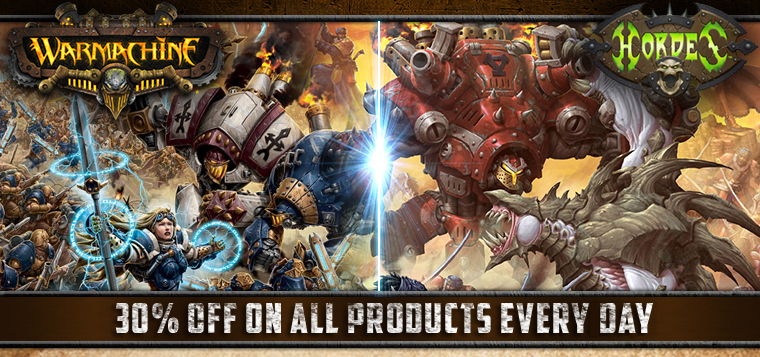 Miniature Market - All Warmachine and Hordes 25% off!